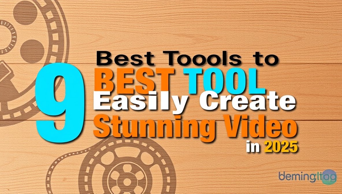 9 Best Tools to Easily Create Stunning Videos in 2025